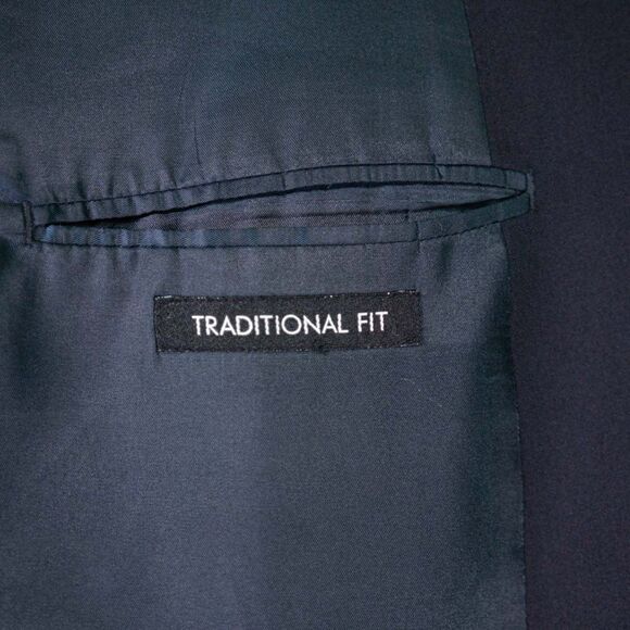 Jos. A. Bank Mens Blazer 48L Navy Blue Wool Sport Coat Traditional Fit Jacket - Picture 5 of 10